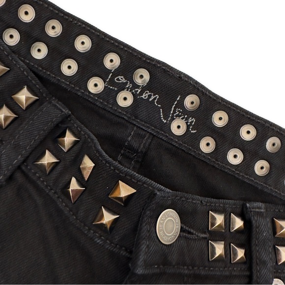 Vintage London Jean black straight leg jeans size six. - Picture 2 of 8